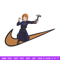 Nobara x nike Embroidery Design, Jujutsu Embroidery, Embroidery File, Nike Embroidery, Anime shirt, Digital download.jpg