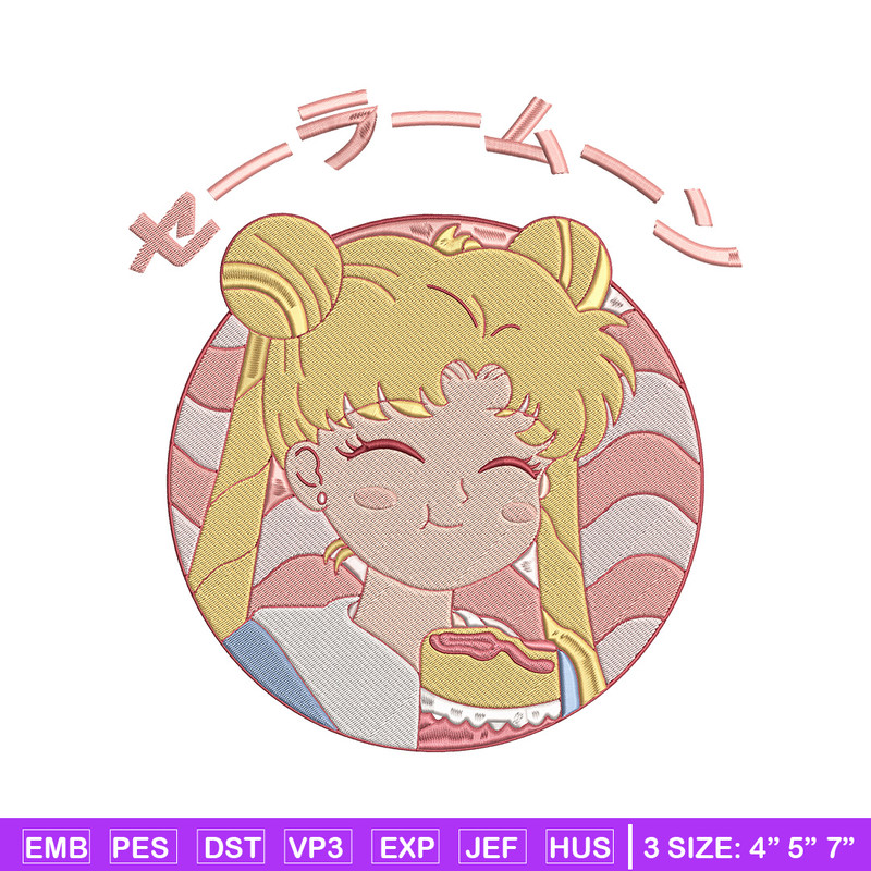 Sailor chibi Embroidery Design,Sailor moon Embroidery, Embroidery File, Anime Embroidery, Anime shirt, Digital download.jpg