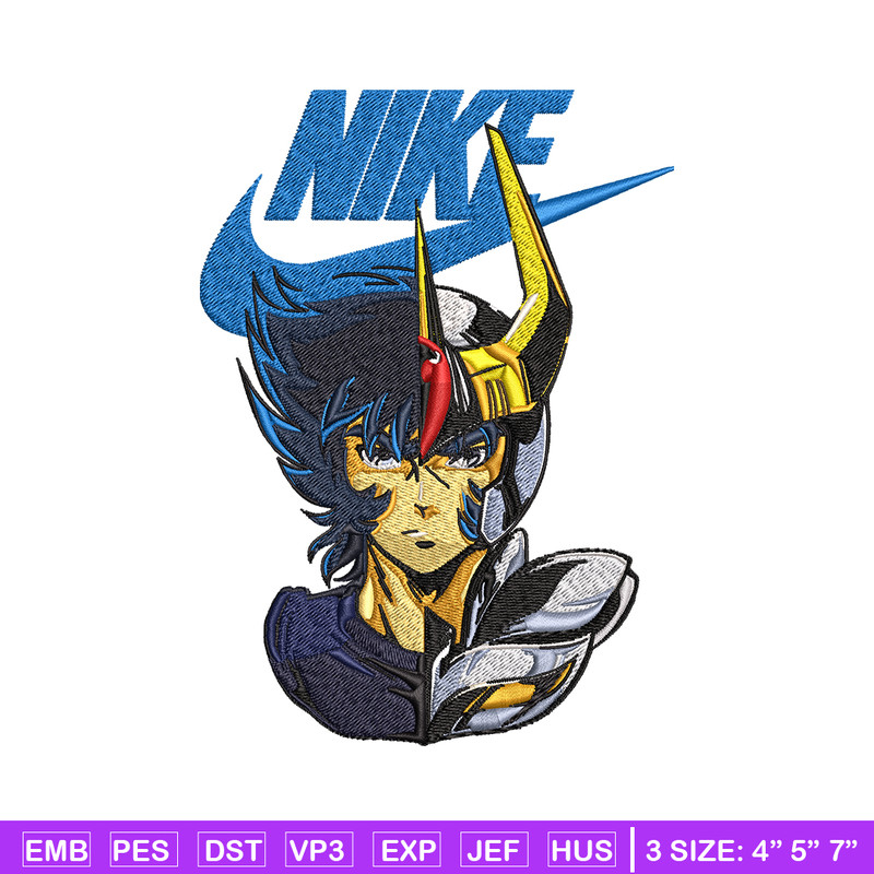 Saint seiya Nike Embroidery design, saint seiya Nike Embroidery, Nike design, Embroidery file, Instant download..jpg