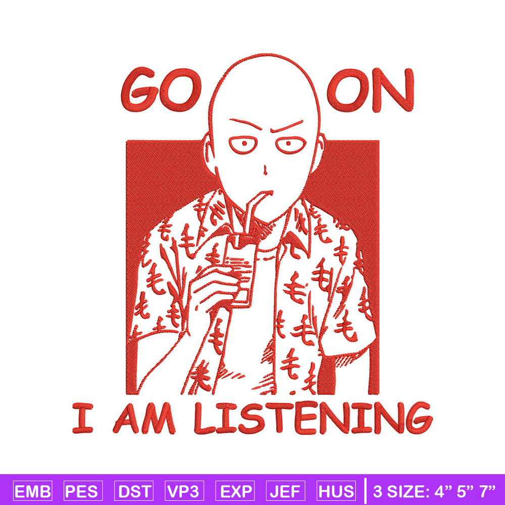 Saitama box Embroidery Design, One punch man Embroidery, Embroidery File, Anime Embroidery,Anime shirt,Digital download.jpg
