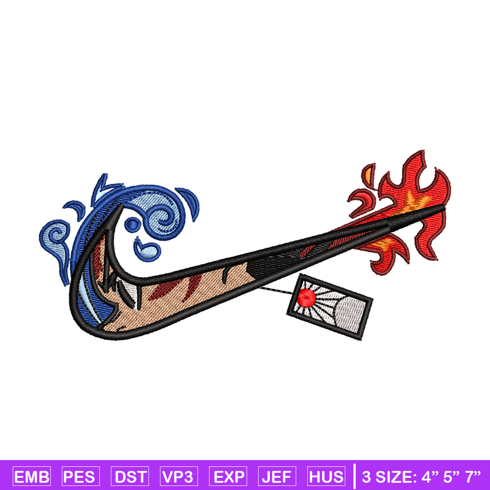 Tanjiro nike embroidery design, Kimetsu no Yaiba embroidery, nike design, anime shirt, digital download.jpg