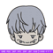 Toge chibi Embroidery Design, Jujutsu Embroidery, Embroidery File, Anime Embroidery, Anime shirt, Digital download.jpg