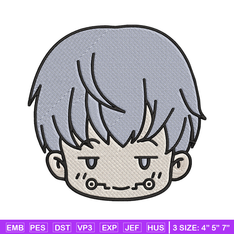 Toge chibi Embroidery Design, Jujutsu Embroidery, Embroidery File, Anime Embroidery, Anime shirt, Digital download.jpg