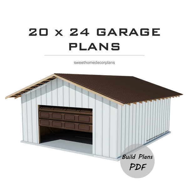 DIY 20 x 24  Two Car Garage Plans PDF.jpg