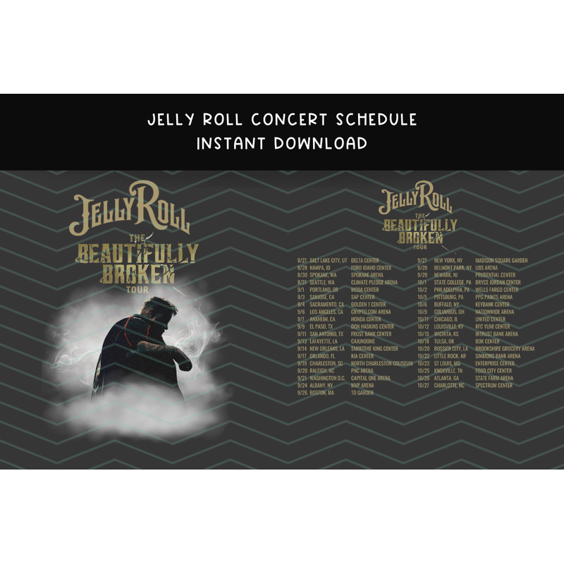 Jelly Roll PNG The Beautifully Broken Png Images Jelly Roll Concert Images 0