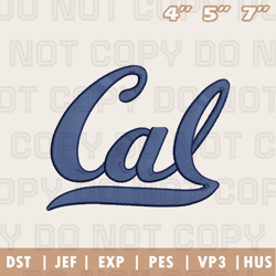 California Golden Bears Embroidery Machine Design, NFL Embroidery Design, Instant Download