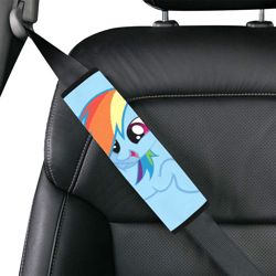 Rainbow Dash Car Seat Belt Cover