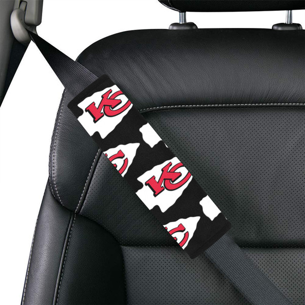 Kansas City Chiefs Car Seat Belt Cover.png