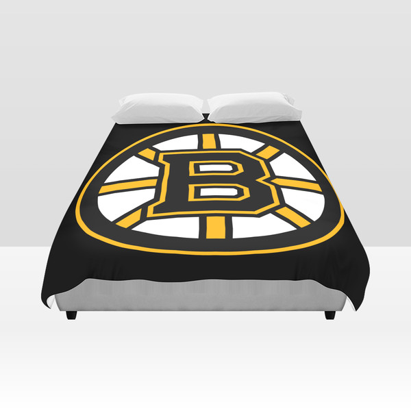 Boston Bruins Duvet Cover.png