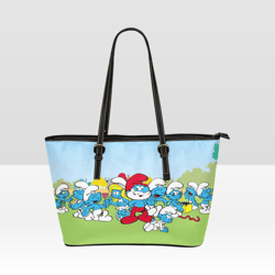 Smurfs Leather Tote Bag