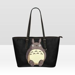 Totoro Leather Tote Bag