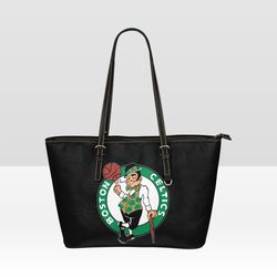 Boston Celtics Leather Tote Bag