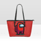 Among us sus Leather Tote Bag.png