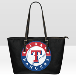 Texas Rangers Leather Tote Bag