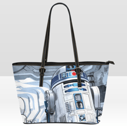 R2D2 Leather Tote Bag