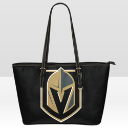 Vegas Golden Knights Leather Tote Bag