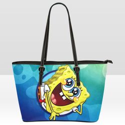 Spongebob Leather Tote Bag