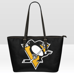 Pittsburgh Penguins Leather Tote Bag