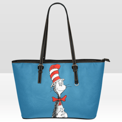 Dr Seuss Leather Tote Bag