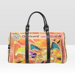 Charizard Card Travel Bag, Duffel Bag