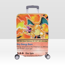 Charizard Card Luggage Cover, Luggage Protective Print Cover, Case Cover