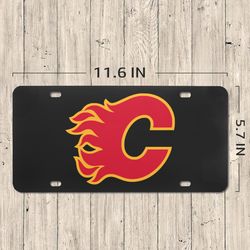 Calgary Flames License Plate