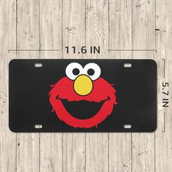 Elmo License Plate