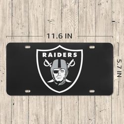Raiders License Plate