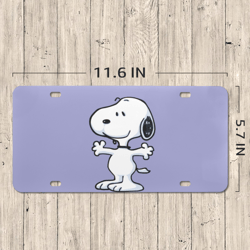 Snoopy License Plate