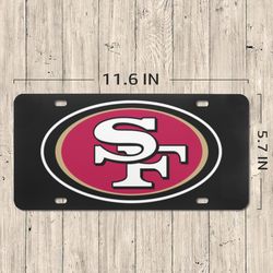 49ers License Plate