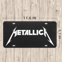 Metallica License Plate