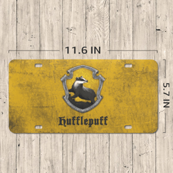 Hufflepuff License Plate