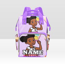Custom NAME Gracie Corner Diaper Bag Backpack