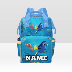 Custom NAME Finding Nemo Dory Diaper Bag Backpack