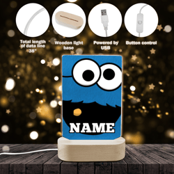 Cookie Monster Light, Custom NAME