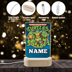 Ninja Turtles Light, Custom NAME