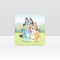 Bluey Cup Coaster, Square Drink Coaster, Round Coffee Coaster.png