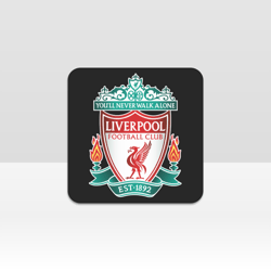 Liverpool Cup Coaster, Square Drink Coaster, Round Coffee Coaster