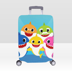 Baby Shark Luggage Cover, Luggage Protective Print Cover, Case Cover