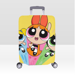 Power Puff Girls Luggage Cover, Luggage Protective Print Cover, Case Cover