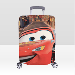 Lightning McQueen Cars Luggage Cover, Luggage Protective Print Cover, Case Cover