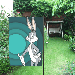 Bugs Bunny Garden Flag (Two Sides Printing, without Flagpole)