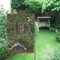 Heroes of Might and Magic 3 HOMM3 Garden Flag (Two Sides Printing, without Flagpole)