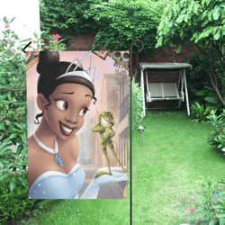 Princess and the Frog Garden Flag (Two Sides Printing, without Flagpole)
