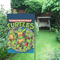 Ninja Turtles Garden Flag (Two Sides Printing, without Flagpole)
