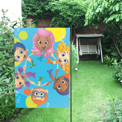 Bubble Guppies Garden Flag (Two Sides Printing, without Flagpole)