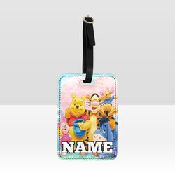 Winnie the Pooh Luggage Tag Custom NAME