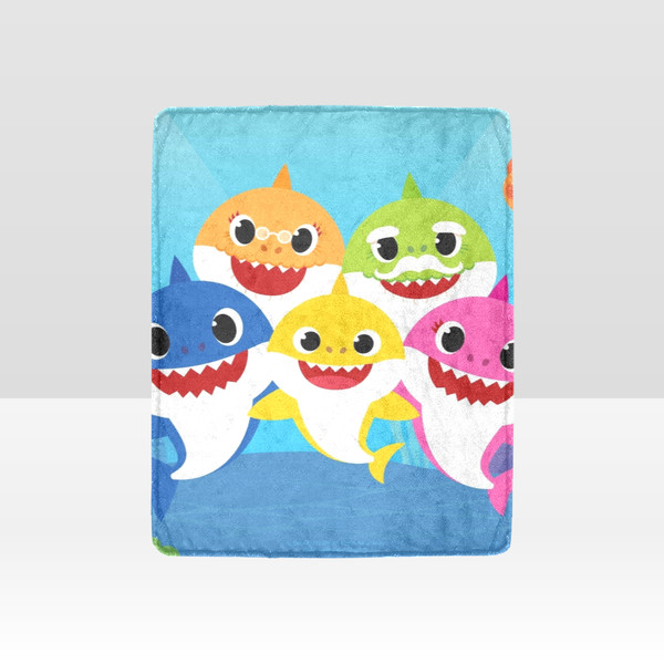 Baby Shark Blanket Lightweight Soft Microfiber Fleece.png