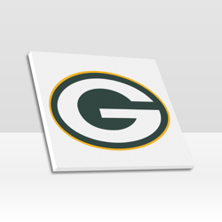 Green Bay Packers Frame Canvas Print, Wall Art Home Decor Poster