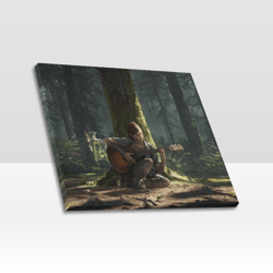 Ellie The Last of Us Frame Canvas Print, Wall Art Home Decor Poster